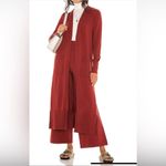 Susana Monaco Ribbed Duster Cardigan in Terracotta Photo 1