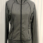Eddie Bauer Women’s Grey Full Zipper Motion Stretch Sweatshirt Sz Large Photo 0