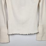 3.1 Phillip Lim  Sweater Cream Size Small Bell Sleeves Square Neckline NWT Merino Photo 6