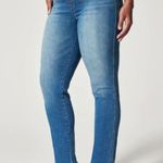 Spanx Womens Ankle Straight Leg Jeans in Vintage Indigo Photo 2