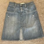 Paper Denim & Cloth ‎  new retro Jean skirt front slit 27 
Made in USA Photo 1