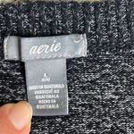 Aerie  Cozy Charcoal Gray Long Sleeve Romper Photo 5