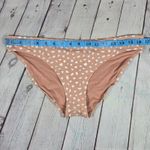 Aerie  Bikini Bottoms Tan White Speckle Textured Swimsuit Size L Photo 7