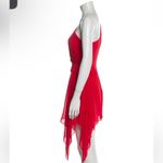 Mac Duggal  IEENA One Shoulder Knee Length Red Cocktail Dress Event Prom Sexy Photo 10
