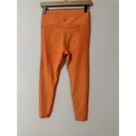 Fanka Body Sculpt 7/8 Length Reversible Leggings Orange EUC Size S Photo 5