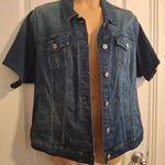 Torrid  Sz 4 Denim Short Sleeve Jacket Photo 2
