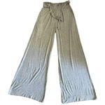 Chaser NWT   Paper Bag Waist Jersey Soft Wide Leg Heather Gray High Rise Pants M Photo 0