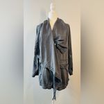 Lucky Brand Women’s  Military Style Utility Jacket Grey Size S Photo 2