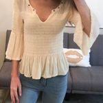 Free People Cream Top  Photo 0