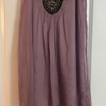 Anthropologie Purple Beaded Mini Dress Photo 1