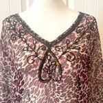 NWT SWIM COVER UP Purple Size M Photo 1