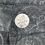 THOMAS WYLDE Black Metallic Skull Graphic Pants, Size 0 Photo 10