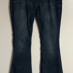 EXPRESS Women’s  Stella Flare Low Rise Dark Wash Jeans Size 10 Flap Back Pocket Photo 0