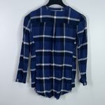 Anthropologie holding horses plaid button down flannel top size 2 Photo 2