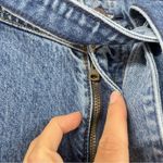 Abercrombie & Fitch  Mom Jean High Rise Button Fly Jeans Womens 27 Belted Blue Photo 3