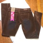 Almost Famous Burnout velvet jeans Junior size 7 Brown New NWT Photo 1