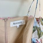 Elliatt  Wilhelmina Floral Print Ruffle Chiffon Maxi Dress in Pink Multi Size XL Photo 5