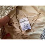 Retrofête Gold Flynn ruched sequined tulle mini dress size L Photo 11