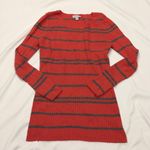 A pea in the pod Orange Maternity Sweater sz M Long Sleeve Knit Maternity Top Photo 3