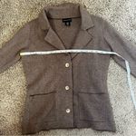 Adrienne Vittadini taupe tan/grey sweater blazer size xs Photo 4