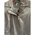Kut From The Kloth  Women's grey Faux Suede Moto Jacket‎ Size S Photo 3
