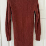 Abercrombie & Fitch Abercrombie Rust Sweater Dress Small Petite Photo 0