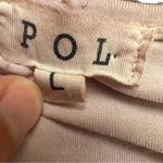 POL Anthropologie Lace Embroidered Go with the Flow Pink Top Size Large Photo 9