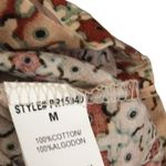 Symmetry Kaleidoscope Geometric Flowy 100% Cotton Jumpsuit Nwt Size M Photo 10