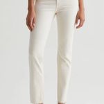 AG Adriano Goldschmied New! Saige AG-ED™ Mid-rise Straight Leg Denim Jeans - Cre Photo 12