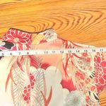 Jonathan Martin VTG  Oriental 100% Silk Dress Sz 12 Lined Floral Mandarin Collar Photo 9