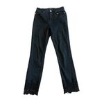 Ted Baker Ted‎ Baker Alesiaa Black Skinny Jeans Lace Trim Stretch Classic Size 27 Women's Photo 1
