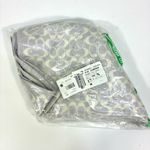 Metallic Star Signature Coach Logo Infinity Scarf Chalk Grey NWT Photo 12