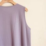 Eileen Fisher Organic Cotton Jersey Crewneck Tank Dress Lavender size M NEW Photo 5