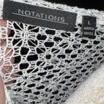 Notations  white mesh top with a hint of sparkle! Photo 5
