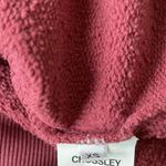 Anthropologie Crossly made in Italy 100% cotton beautiful dusty rose jersey sweatshirt Photo 5