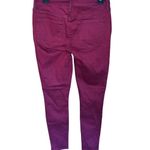 Old Navy Rockstar mid rise skinny jeans in wine size 6 Photo 4