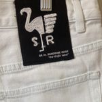 SANDRINE ROSE BY FREE PEOPLE WHITE CUT OFF SHORTS | 27 Photo 5