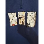 Breckenridge  Halloween Sweatshirt Medium Embroidered Quarter Zip M Appliqué Fall Photo 3