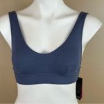 Commando  Luxury Rib Bralette Nightshadow Blue Small NWT Photo 2