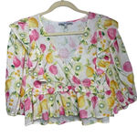 En Saison Fruit Print Crop Top Sz. L Size L Photo 0