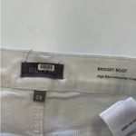DL1961  Jeans‎ Womens 28 White Bridget Bootcut High Rise Instasculpt Crop Ripped Photo 4