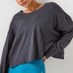 Free People Movement Training My Time Tank Women’s Sz M Grey Athletic Oversized Gray Size M Photo 0