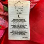 Farm Rio Summer Foliage Scarf Red Maxi Dress Size Large Special Event Photo 2