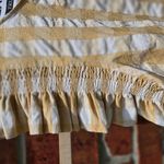 English Factory  Ruffle Sleeve Blouse in Stripes S Photo 2