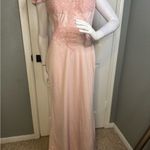 May Queen Off Shoulder Long Prom Gown Maxi Dress Size 10. Photo 3