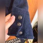 Elevenses Anthropologie ‎ Navy Military Pea Coat Jacket Size 6 Photo 8