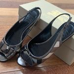 Burberry | Slingback Flats Peep-toe 36 Italian Photo 0