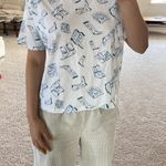 ZARA Western Boots Printed Tee. Xs Photo 5