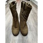 Kate Spade  New York BAISE bootie SIZE 9 M Block Heel Suede Leather Tobacco Brown Photo 5