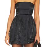 Free People NWT  Daisy Strapless Mini Dress Black Size Large Retail $108.00 Photo 0